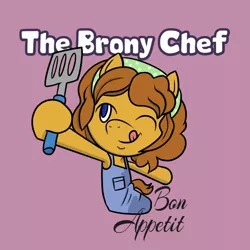 Size: 2500x2500 | Tagged: artist:amynewblue, bronychef, chef, cooking, cooking mama, derpibooru import, oc, oc:the brony chef, pegasus, safe, solo, thebronychef