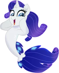 Size: 5501x6786 | Tagged: absurd resolution, .ai available, artist:illumnious, cute, derpibooru import, female, my little pony: the movie, raribetes, rarity, safe, seaponified, seapony (g4), seapony rarity, simple background, solo, species swap, transparent background, vector