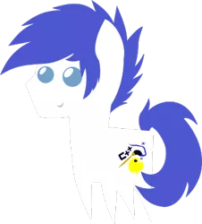 Size: 356x394 | Tagged: safe, artist:isaac_pony, derpibooru import, oc, oc:isaac, oc:isaac pony, unofficial characters only, earth pony, pony, blue eyes, cutie mark, male, pointy ponies, simple background, smiling, solo, stallion, transparent background, vector, white pony