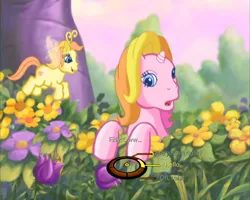 Size: 750x600 | Tagged: breezie, breezie blossom, breezish, derpibooru import, dialogue wheel, edit, edited screencap, flower, g3, mass effect, rarity (g3), safe, screencap, the runaway rainbow, zipzee