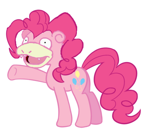 Size: 500x444 | Tagged: 2012, derpibooru import, meme, pinkie pie, pokémon, safe, slowpoke