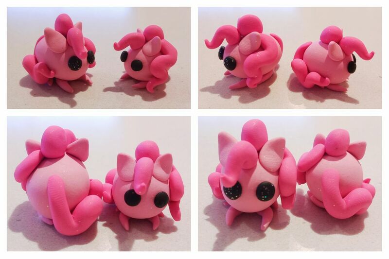 Size: 1280x853 | Tagged: safe, artist:dawn-designs-art, derpibooru import, pinkie pie, oc, earth pony, pony, chubbie, craft, sculpey, sculpture, solo, traditional art