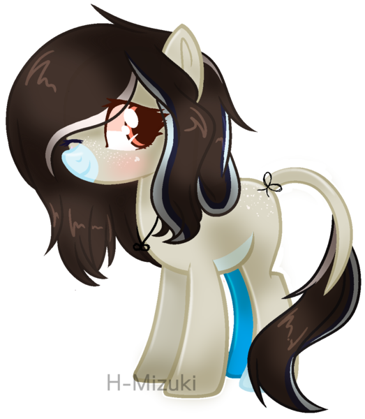 Size: 1142x1309 | Tagged: safe, artist:chaostrical, artist:harukamizuki-chan, derpibooru import, oc, unofficial characters only, earth pony, pony, base used, female, leonine tail, mare, one eye closed, outline, simple background, solo, transparent background, white outline