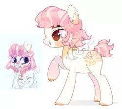 Size: 1874x1670 | Tagged: safe, derpibooru import, oc, earth pony, pony, adoptable, cute, raised leg, solo