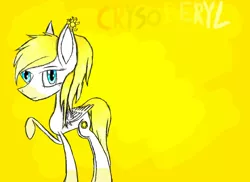 Size: 1100x800 | Tagged: safe, artist:prismicdiamondart, derpibooru import, oc, oc:chrysoberyl, unofficial characters only, pegasus, pony, female, mare, pegasus oc, raised hoof, solo, wings