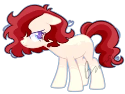 Size: 2255x1704 | Tagged: safe, artist:kurosawakuro, derpibooru import, oc, earth pony, pony, base used, colored pupils, female, magical lesbian spawn, mare, offspring, parent:cookie crumbles, parent:pear butter, simple background, solo, transparent background