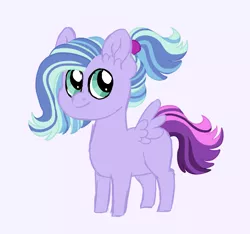 Size: 1153x1080 | Tagged: safe, artist:queenderpyturtle, derpibooru import, oc, unofficial characters only, pony, colt, magical lesbian spawn, male, offspring, parent:rainbow dash, parent:starlight glimmer, parents:glimmerdash, purple background, simple background, solo