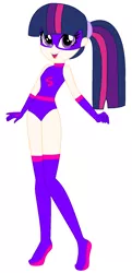 Size: 896x1856 | Tagged: safe, artist:blueberry-mlp, derpibooru import, sci-twi, twilight sparkle, human, equestria girls, clothes, human coloration, leotard, sci-titan, superhero