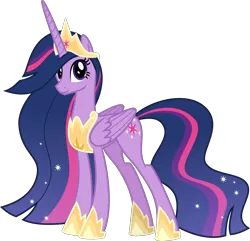 Size: 4146x4000 | Tagged: safe, artist:melisareb, derpibooru import, princess twilight 2.0, twilight sparkle, twilight sparkle (alicorn), alicorn, pony, the last problem, .svg available, absurd resolution, crown, female, inkscape, jewelry, looking at you, mare, older, older twilight, regalia, simple background, solo, transparent background, ultimate twilight, vector