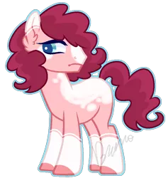 Size: 822x868 | Tagged: safe, artist:kurosawakuro, derpibooru import, oc, earth pony, pony, base used, colored pupils, magical lesbian spawn, male, offspring, parent:cookie crumbles, parent:pear butter, simple background, solo, stallion, transparent background