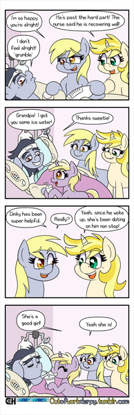 Size: 1280x3967 | Tagged: safe, artist:outofworkderpy, derpibooru import, dinky hooves, oc, oc:evening doo, oc:morning doo, pony, unicorn, friendship is magic, brony, christomancer, comic, comic strip, evening doo, family matters, female, filly, foal, male, mare, morning doo, my little pony, out of work derpy, outofworkderpy, stallion