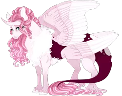 Size: 2700x2121 | Tagged: artist:gigason, derpibooru import, draconequus, female, high res, hybrid, interspecies offspring, oc, offspring, parent:discord, parent:princess celestia, parents:dislestia, safe, simple background, solo, transparent background