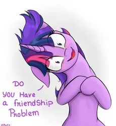 Size: 3765x4096 | Tagged: safe, artist:xxpaw2001xx, derpibooru import, twilight sparkle, pony, unicorn, lesson zero, clock is ticking, crazy face, dialogue, eye clipping through hair, faic, female, head tilt, high res, hooves together, insanity, looking at you, mare, messy mane, open mouth, shrunken pupils, solo, twilight snapple, twilighting, twilynanas, unicorn twilight