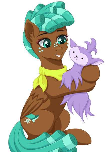 Size: 868x1200 | Tagged: safe, artist:nathayro37, derpibooru import, bloofy, spur, pegasus, pony, whirling mungtooth, growing up is hard to do, cute, duo, female, filly, simple background, transparent background