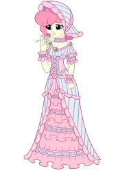 Size: 1700x2227 | Tagged: safe, artist:j053ph-d4n13l, derpibooru import, oc, oc:cheery candy, oc:cheery meadows, unofficial characters only, equestria girls, alternate universe, choker, clothes, commission, dress, equestria girls-ified, female, flower, hat, multicolored hair, rainbow hair, rose, simple background, transparent background