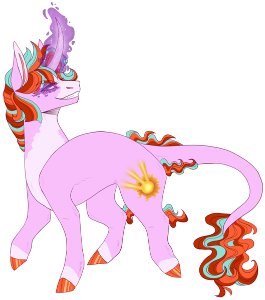 Size: 1920x2178 | Tagged: safe, artist:sleepy-nova, derpibooru import, oc, oc:gamma ray, pony, unicorn, female, magic, mare, offspring, parent:starlight glimmer, parent:sunburst, parents:starburst, simple background, solo, transparent background