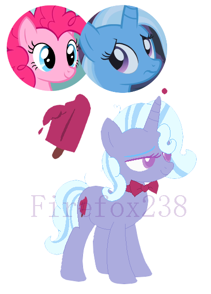Size: 427x595 | Tagged: safe, artist:firefox238, derpibooru import, pinkie pie, trixie, oc, earth pony, unicorn, base used, female, lesbian, magical lesbian spawn, offspring, parent:pinkie pie, parent:trixie, parents:trixiepie, shipping, simple background, transparent background, trixiepie