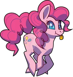 Size: 1024x1083 | Tagged: safe, artist:zingey, derpibooru import, pinkie pie, earth pony, pony, :p, cute, deviantart watermark, diapinkes, female, mare, obtrusive watermark, simple background, solo, starry eyes, tongue out, transparent background, watermark, wingding eyes