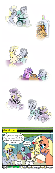 Size: 1280x3969 | Tagged: safe, artist:outofworkderpy, derpibooru import, a.k. yearling, amethyst star, derpy hooves, dinky hooves, neon lights, rising star, oc, oc:a. k. yearling, oc:acky, oc:evening doo, oc:morning doo, oc:rising star, pony, unicorn, comic:out of work derpy, friendship is magic, brony, christomancer, comic, comic strip, family matters, female, filly, foal, male, mare, my little pony, out of work derpy, outofworkderpy, stallion