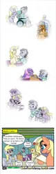 Size: 1280x3969 | Tagged: safe, artist:outofworkderpy, derpibooru import, a.k. yearling, amethyst star, derpy hooves, dinky hooves, neon lights, rising star, oc, oc:a. k. yearling, oc:acky, oc:evening doo, oc:morning doo, oc:rising star, pony, unicorn, comic:out of work derpy, friendship is magic, brony, christomancer, comic, comic strip, family matters, female, filly, foal, male, mare, my little pony, out of work derpy, outofworkderpy, stallion