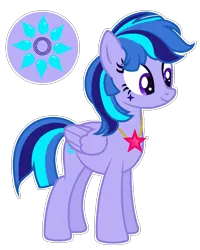 Size: 816x1018 | Tagged: safe, artist:razorbladetheunicron, derpibooru import, oc, oc:dewdrop glisten, unofficial characters only, pegasus, pony, lateverse, base used, cutie mark, face markings, facial markings, jewelry, necklace, next generation, offspring, parent:flash sentry, parent:twilight sparkle, parents:flashlight, redesign, simple background, solo, transparent background