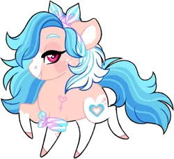 Size: 1024x940 | Tagged: safe, artist:azure-art-wave, derpibooru import, oc, oc:venus, earth pony, pony, chibi, female, mare, simple background, solo, transparent background