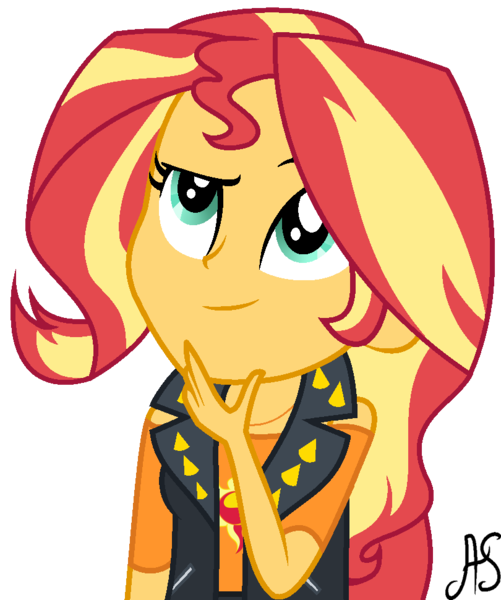 Size: 810x970 | Tagged: safe, artist:sparkling-sunset-s08, derpibooru import, sunset shimmer, display of affection, equestria girls, equestria girls series, simple background, transparent background, vector