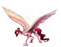 Size: 3932x3066 | Tagged: safe, artist:lastaimin, derpibooru import, oc, oc:feather sweets, pegasus, pony, female, high res, mare, simple background, solo, transparent background