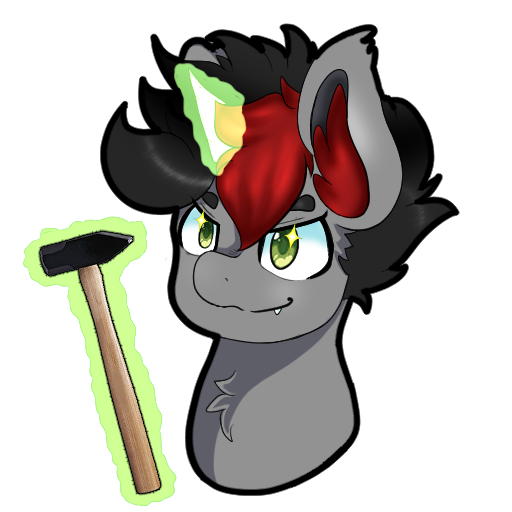 Size: 512x512 | Tagged: safe, artist:mythos art, deleted from derpibooru, derpibooru import, oc, oc:cinder smith, unofficial characters only, dracony, dragon, hybrid, pony, commission, digital art, emoji, emote, emotes, hammer, male, simple background, solo, sticker, telegram sticker, transparent background