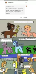 Size: 1120x2268 | Tagged: safe, artist:ask-luciavampire, derpibooru import, oc, earth pony, pegasus, pony, unicorn, tumblr:ask-the-kingdom-hearts-ponys, 1000 hours in ms paint, ask, kingdom hearts, tumblr