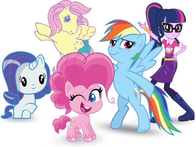 Size: 666x500 | Tagged: safe, derpibooru import, fluttershy, pinkie pie, rainbow dash, rarity, sci-twi, twilight sparkle, earth pony, pegasus, pony, unicorn, equestria girls, equestria girls series, my little pony: pony life, spoiler:eqg series (season 2), cutie mark crew, g1, g4 to g1, generation leap, simple background, toy, transparent background