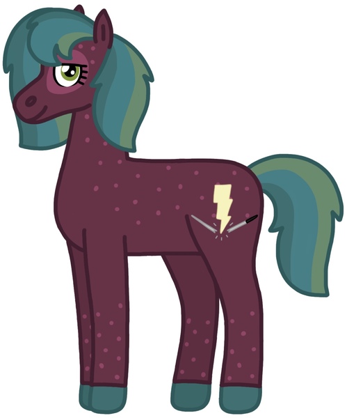 Size: 1239x1490 | Tagged: safe, artist:kindheart525, derpibooru import, oc, oc:red cedar, earth pony, auraverse, offspring, parent:burnt oak, parent:coloratura, parents:coloroak