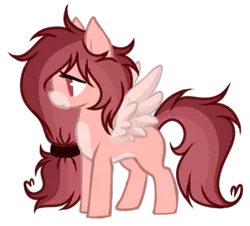 Size: 466x422 | Tagged: artist:mintoria, base used, derpibooru import, messy mane, oc, oc:rose scribbles, pegasus, pegasus oc, ponytail, safe, simple background, transparent background, wings