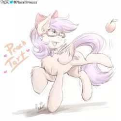 Size: 1170x1170 | Tagged: safe, artist:viejillox64art, derpibooru import, oc, oc:peach tart, pegasus, pony, solo