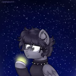 Size: 1958x1967 | Tagged: safe, artist:darklight1315, derpibooru import, oc, pegasus, pony, night, solo, stars