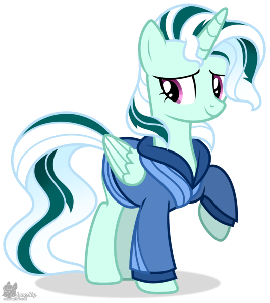 Size: 2156x2416 | Tagged: safe, artist:binakolombina, derpibooru import, oc, oc:arcana formula, unofficial characters only, alicorn, pony, alicorn oc, clothes, female, hoodie, horn, mare, raised hoof, simple background, solo, transparent background, wings