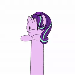 Size: 2048x2048 | Tagged: safe, artist:blazep0ny, derpibooru import, starlight glimmer, pony, unicorn, long glimmer, long pony, longcat, meme, solo