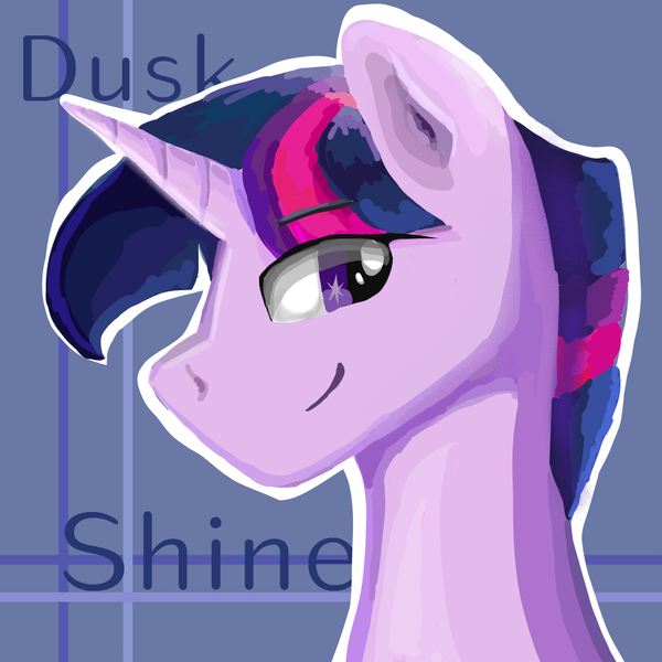 Size: 1024x1024 | Tagged: artist:wimple, derpibooru import, dusk shine, head, male, rule 63, safe, solo, twilight sparkle