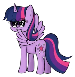 Size: 1000x1035 | Tagged: safe, artist:chibi95, derpibooru import, twilight sparkle, twilight sparkle (alicorn), alicorn, pony, biting, cute, eye clipping through hair, female, looking at you, looking back, looking back at you, mare, simple background, solo, spread wings, transparent background, twiabetes, wing bite, wings