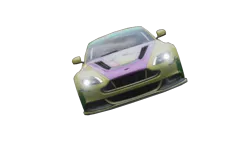 Size: 1920x1080 | Tagged: safe, derpibooru import, fluttershy, aston martin, aston martin v12 vantage, car, forza horizon, forza horizon 4, itasha, png, simple background, transparent background