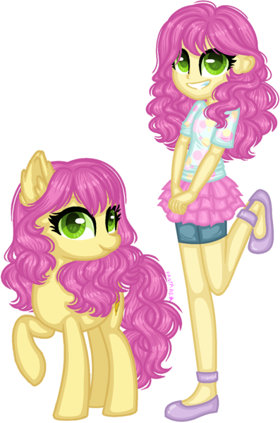Size: 1124x1698 | Tagged: safe, artist:fantarianna, derpibooru import, li'l cheese, earth pony, pony, equestria girls, the last problem, clothes, equestria girls-ified, female, leg lifted, li'l cheese (rule 63), looking at you, mare, older, older li'l cheese, rule 63, self paradox, simple background, transparent background