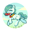 Size: 123x123 | Tagged: artist:hikkage, book, colt quest, cute, derpibooru import, oc, ocbetes, oc:emerald jewel, pixel art, safe, simple background, solo, transparent background, unofficial characters only