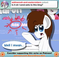 Size: 2048x1983 | Tagged: safe, artist:aarondrawsarts, derpibooru import, oc, oc:brain teaser, earth pony, ask brain teaser, male, tumblr