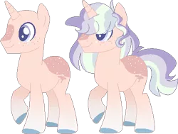 Size: 525x396 | Tagged: safe, artist:luqella, derpibooru import, oc, pony, unicorn, bald, base used, colored hooves, freckles, male, simple background, solo, stallion, transparent background