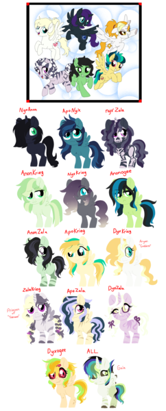 Size: 1151x2850 | Tagged: safe, artist:unoriginai, derpibooru import, oc, oc:anonfilly, oc:apogee, oc:dyx, oc:luftkrieg, oc:nyx, oc:zala, alicorn, cute, female, filly, freckles, magical lesbian spawn, offspring, ot3, parent:oc, parent:oc:apogee, parent:oc:dyx, parent:oc:filly anon, parent:oc:luftkrieg, parent:oc:nyx, parent:oc:zala, parents:oc x oc, shipping, simple background, transparent background, wat