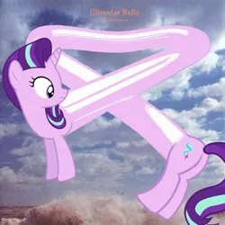 Size: 1000x999 | Tagged: safe, derpibooru import, starlight glimmer, ponified, pony, unicorn, album cover, female, glimular bells, long glimmer, long pony, mare, meme, mike oldfield, ponified album cover, solo, tubular bells, wat