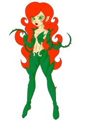 Size: 1700x2222 | Tagged: safe, artist:j053ph-d4n13l, derpibooru import, oc, oc:poison ivy (ice1517), unofficial characters only, equestria girls, belly button, blushing, commission, equestria girls-ified, female, lipstick, midriff, simple background, solo, transparent background, vine
