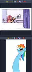 Size: 198x434 | Tagged: suggestive, artist:chapaghettii, artist:pinkamenadianepi, derpibooru import, rainbow dash, sci-twi, sunset shimmer, twilight sparkle, pony, derpibooru, equestria girls, bath, bathing together, bathroom, bathtub, breasts, clothes, female, happy, juxtaposition, lesbian, long dash, long neck, long pony, looking up, mare, meta, nudity, partial nudity, scitwishimmer, shampoo, shipping, simple background, sitting, smiling, soap, solo, suds, sunsetsparkle, topless