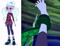 Size: 749x578 | Tagged: safe, artist:jacobbellwood2019, derpibooru import, sugarcoat, equestria girls, feet, fetish, foot fetish, tentacles