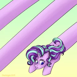 Size: 3000x3000 | Tagged: safe, artist:darklight1315, derpibooru import, starlight glimmer, pony, unicorn, cute, long glimmer, long pony, meme, solo